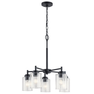 Kichler - 44030BK - Five Light Chandelier - Winslow - Black