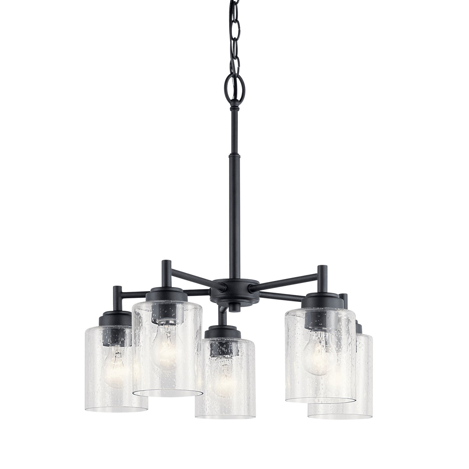 Kichler - 44030BK - Five Light Chandelier - Winslow - Black