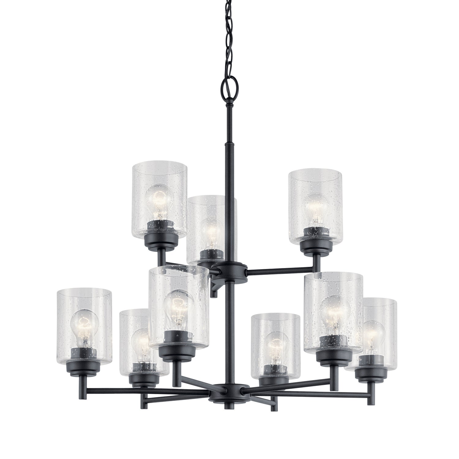 Kichler - 44031BK - Nine Light Chandelier - Winslow - Black