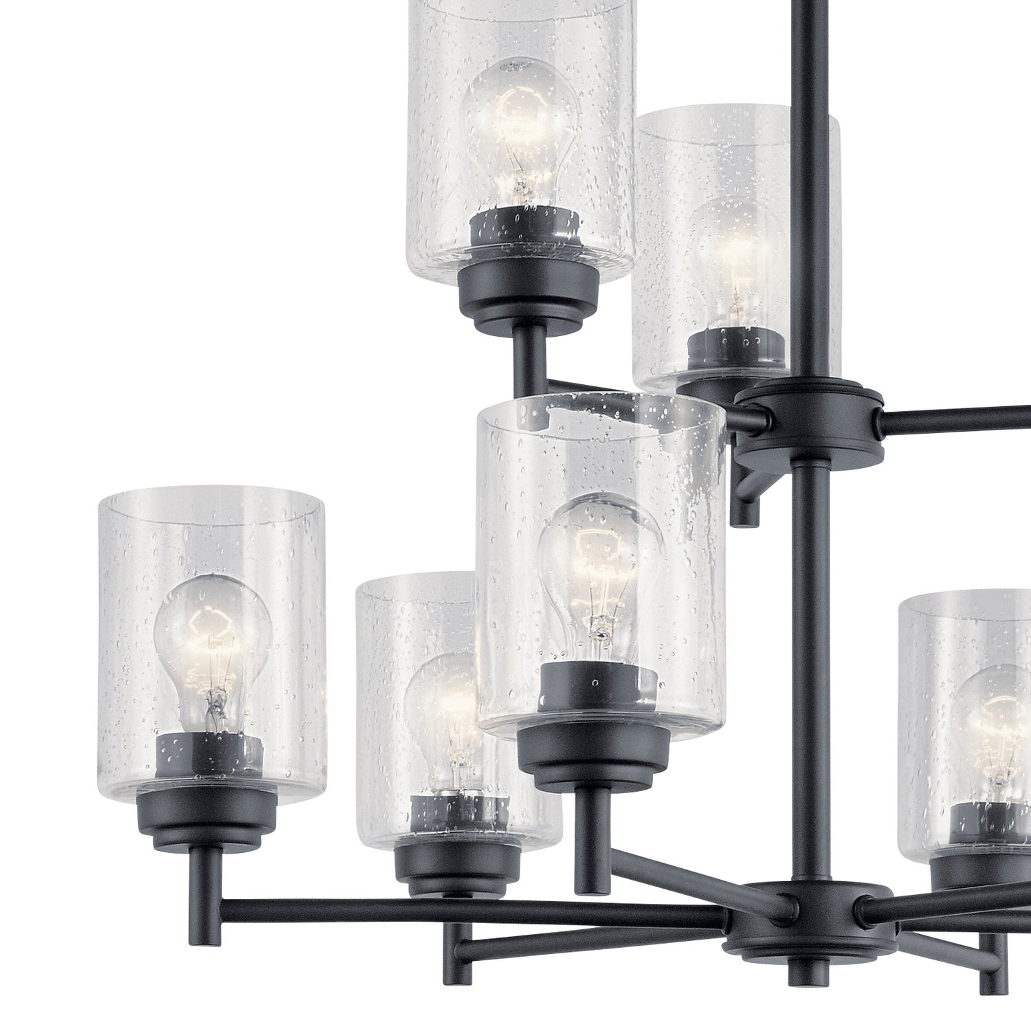 Kichler - 44031BK - Nine Light Chandelier - Winslow - Black