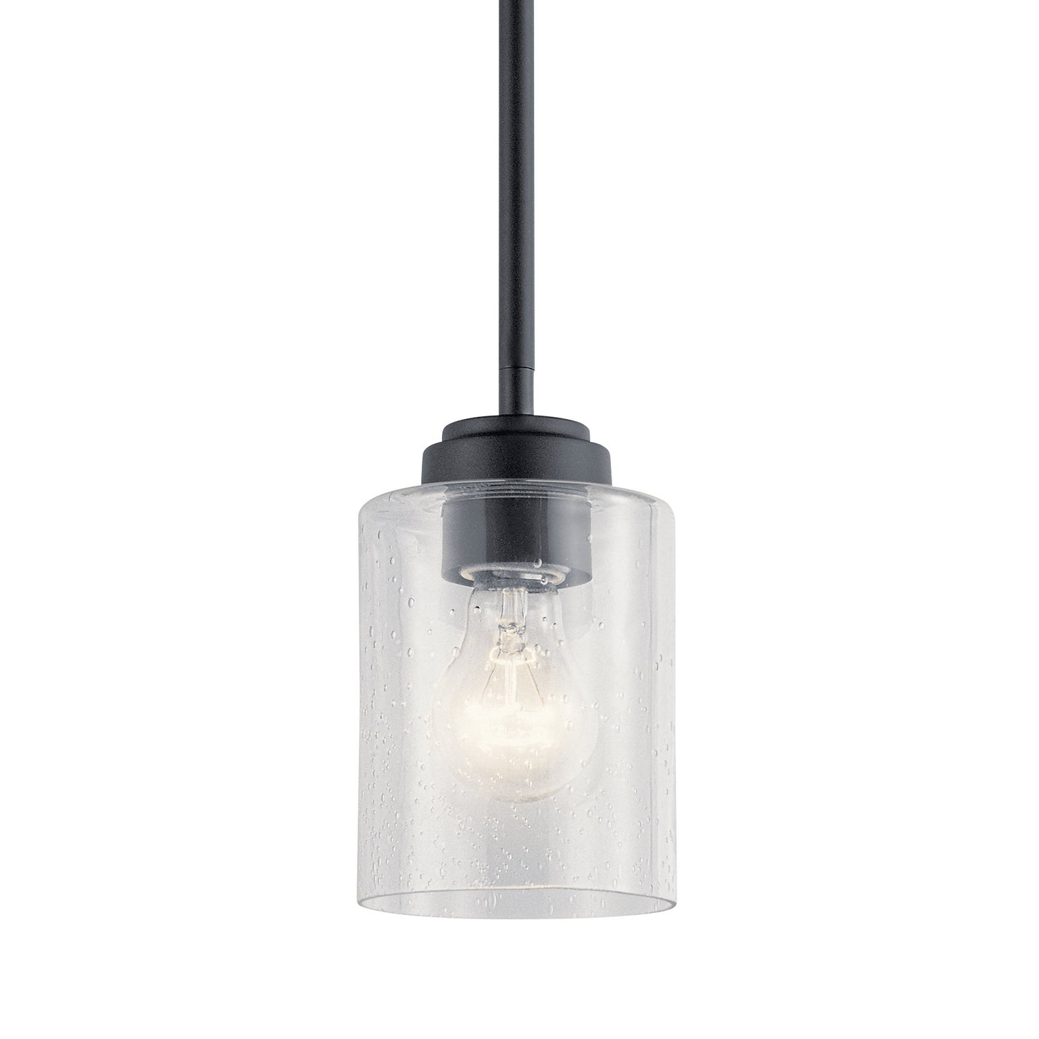 Kichler - 44032BK - One Light Mini Pendant - Winslow - Black