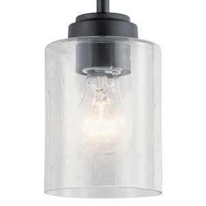 Kichler - 44032BK - One Light Mini Pendant - Winslow - Black