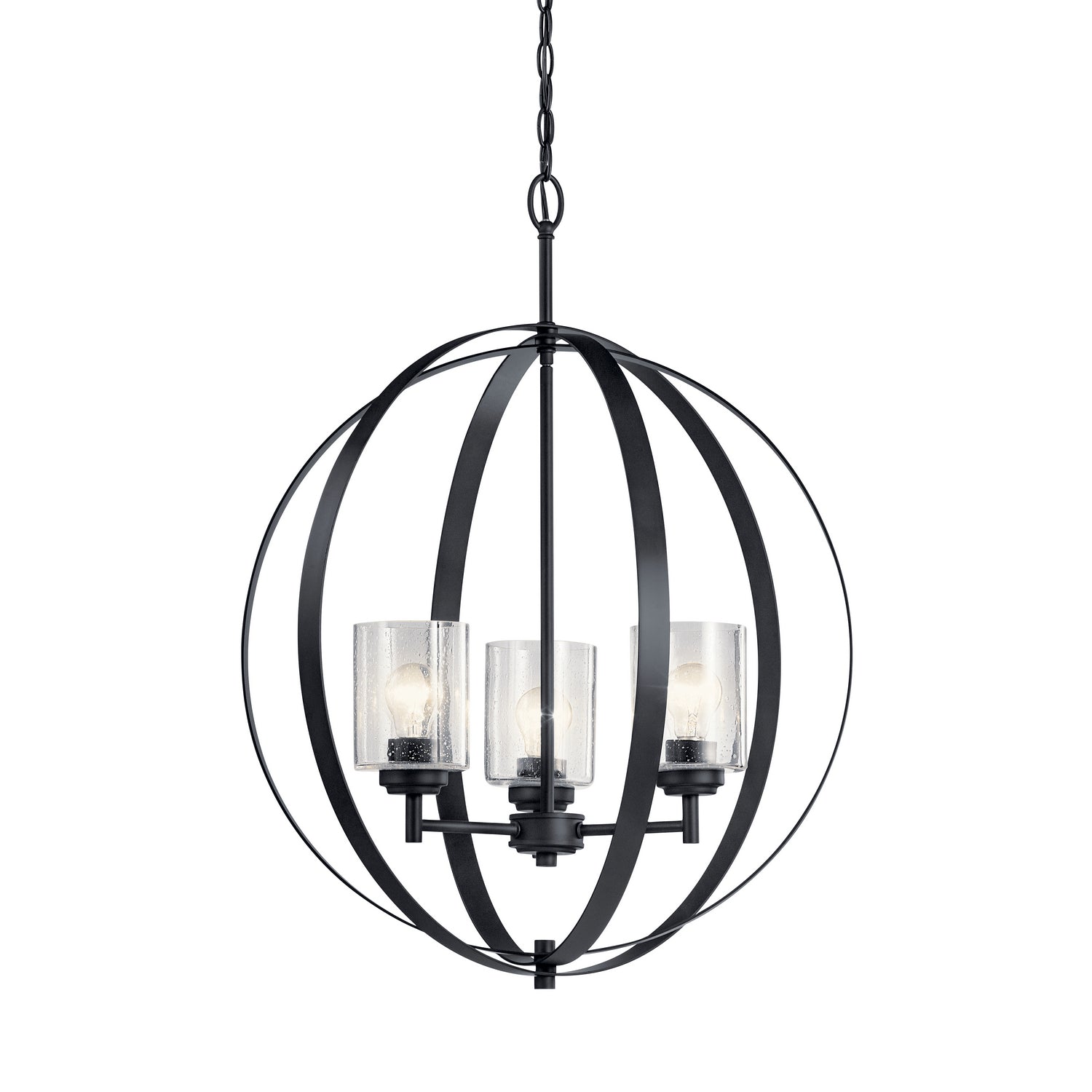 Kichler - 44034BK - Three Light Chandelier - Winslow - Black