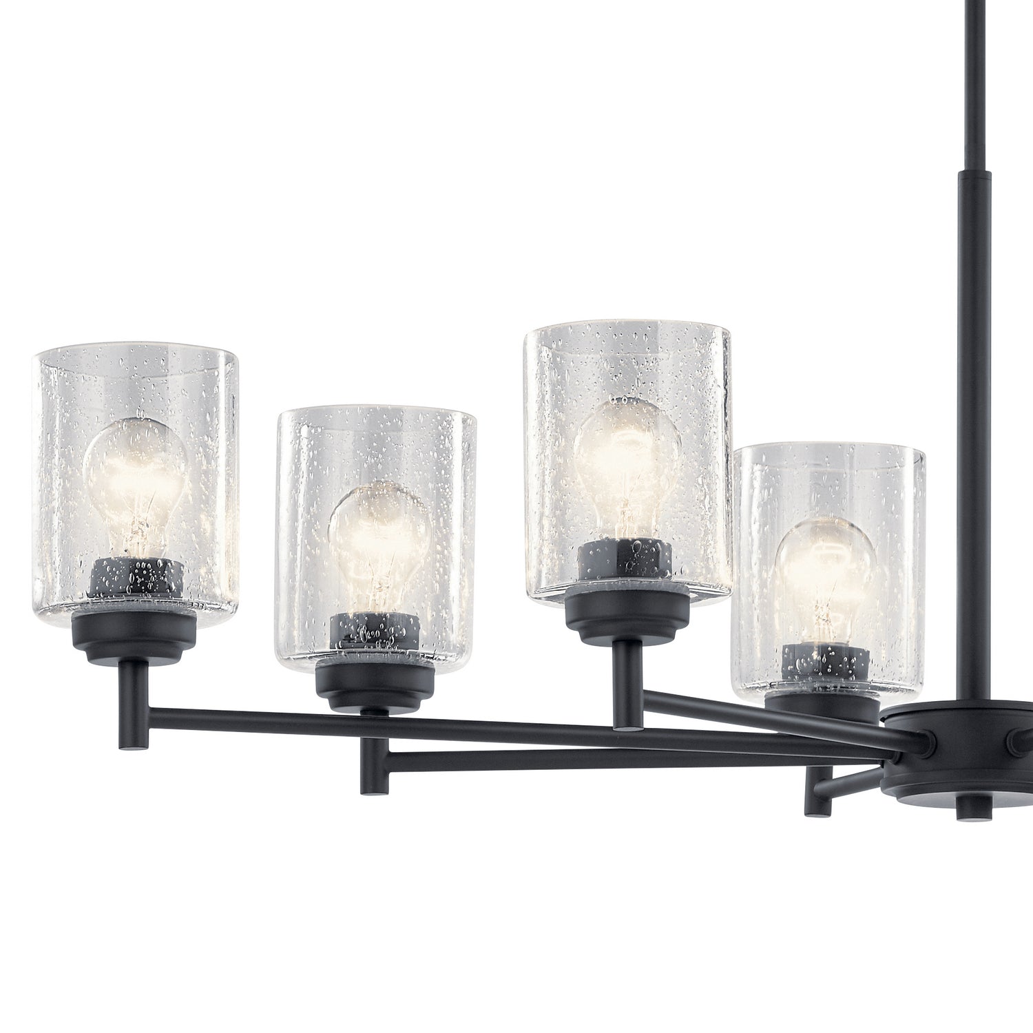 Kichler - 44035BK - Eight Light Chandelier - Winslow - Black