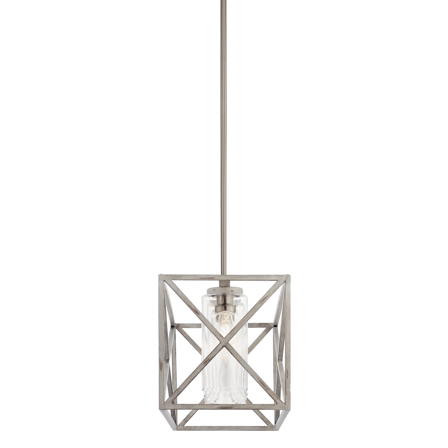 Kichler - 44081DAW - Five Light Linear Chandelier - Moorgate - Distressed Antique White