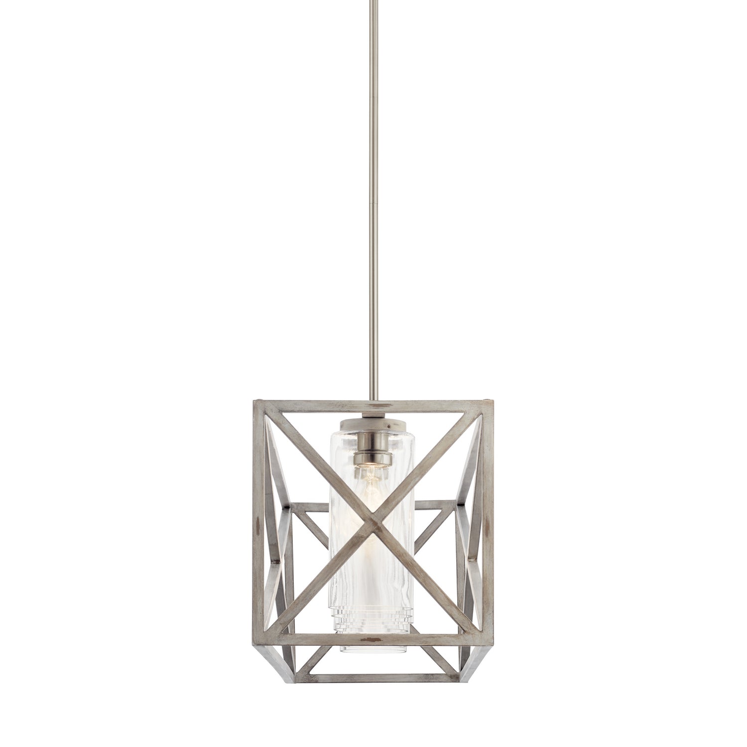 Kichler - 44082DAW - Seven Light Linear Chandelier - Moorgate - Distressed Antique White