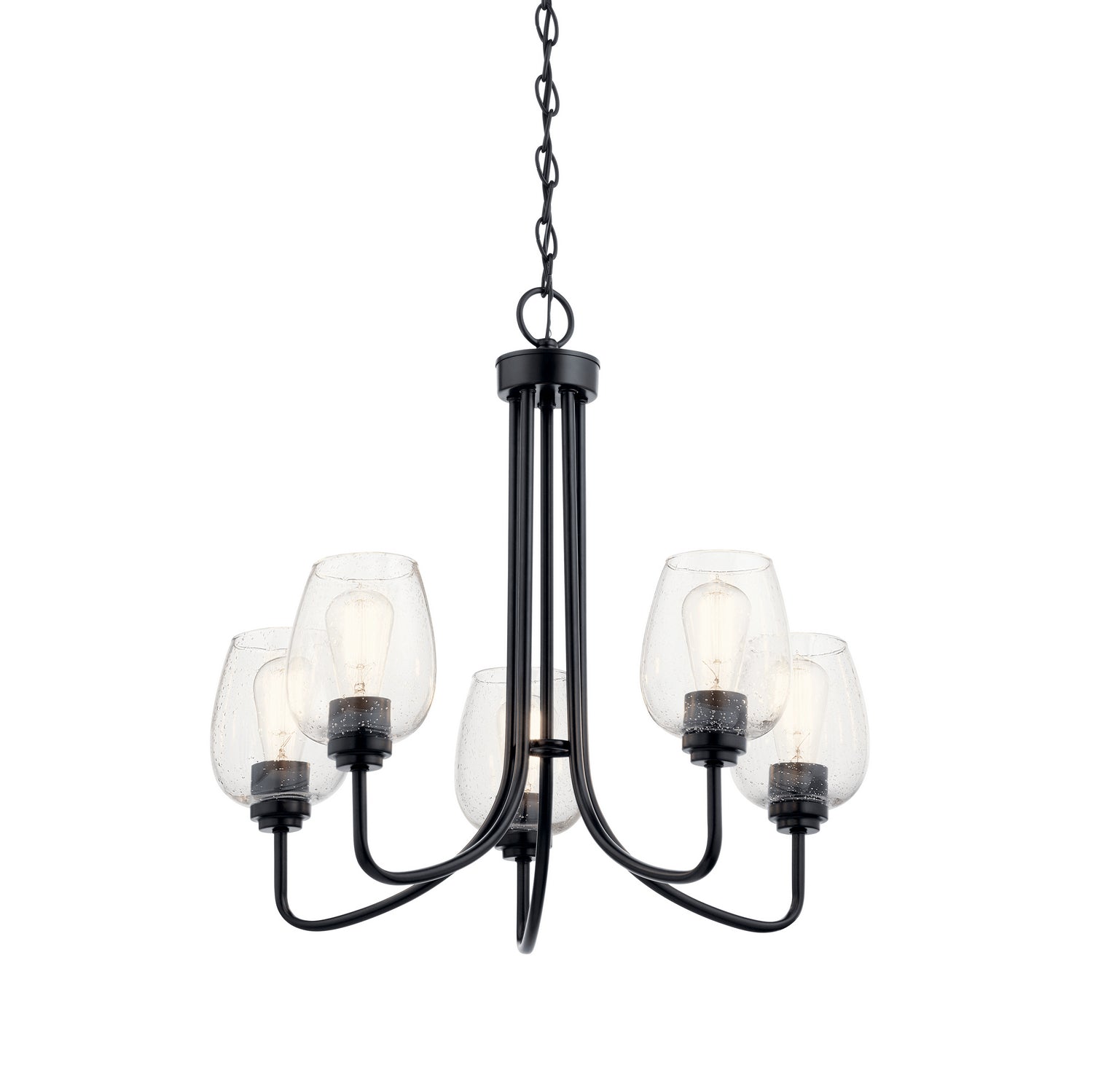Kichler - 44377BKCS - Five Light Chandelier - Valserrano - Black