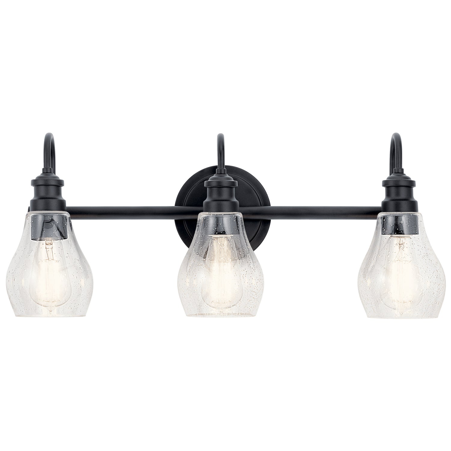 Kichler - 45392BK - Three Light Bath - Greenbrier - Black