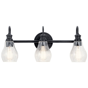 Kichler - 45392BK - Three Light Bath - Greenbrier - Black