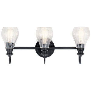 Kichler - 45392BK - Three Light Bath - Greenbrier - Black