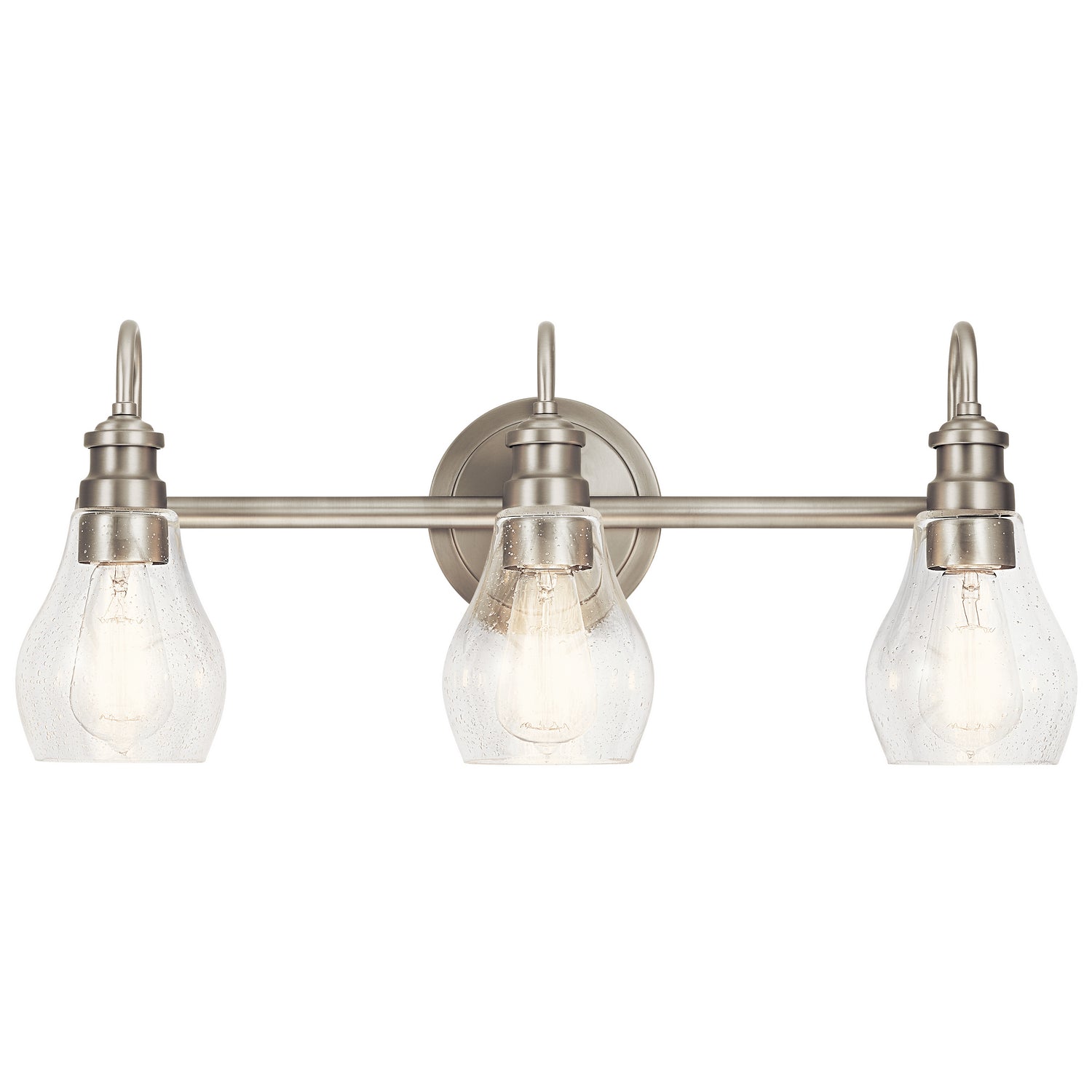 Kichler - 45392NI - Three Light Bath - Greenbrier - Brushed Nickel