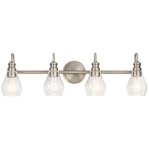 Kichler - 45393NI - Four Light Bath - Greenbrier - Brushed Nickel