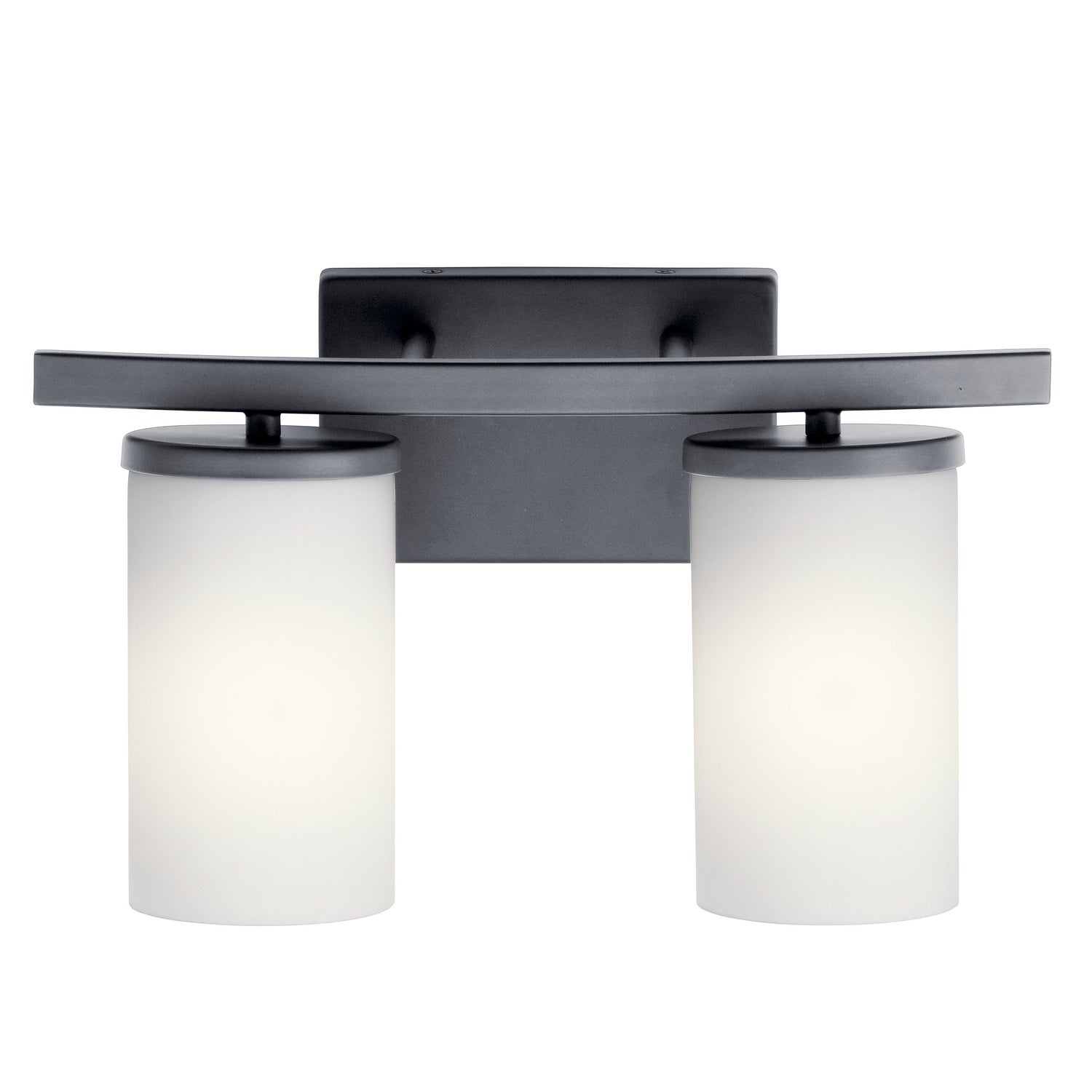 Kichler - 45496BK - Two Light Bath - Crosby - Black