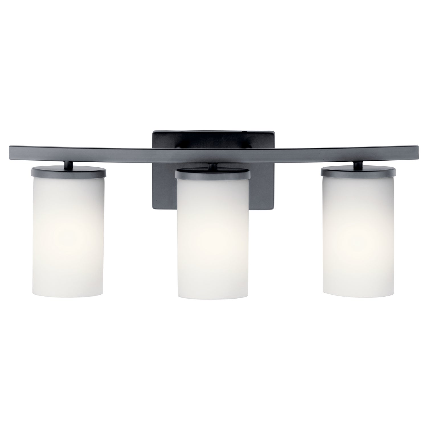 Kichler - 45497BK - Three Light Bath - Crosby - Black