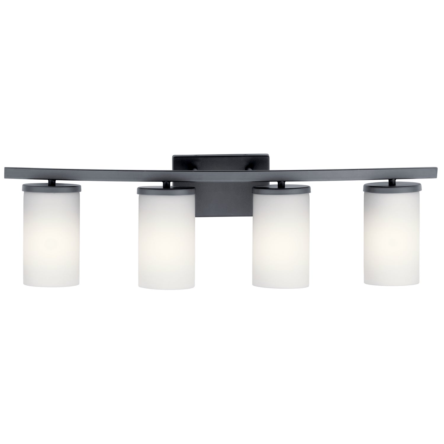 Kichler - 45498BK - Four Light Bath - Crosby - Black