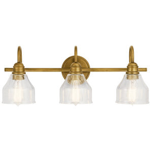 Kichler - 45973NBR - Three Light Bath - Avery - Natural Brass