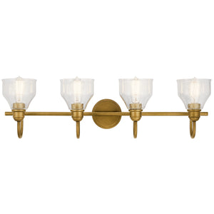 Kichler - 45974NBR - Four Light Bath - Avery - Natural Brass