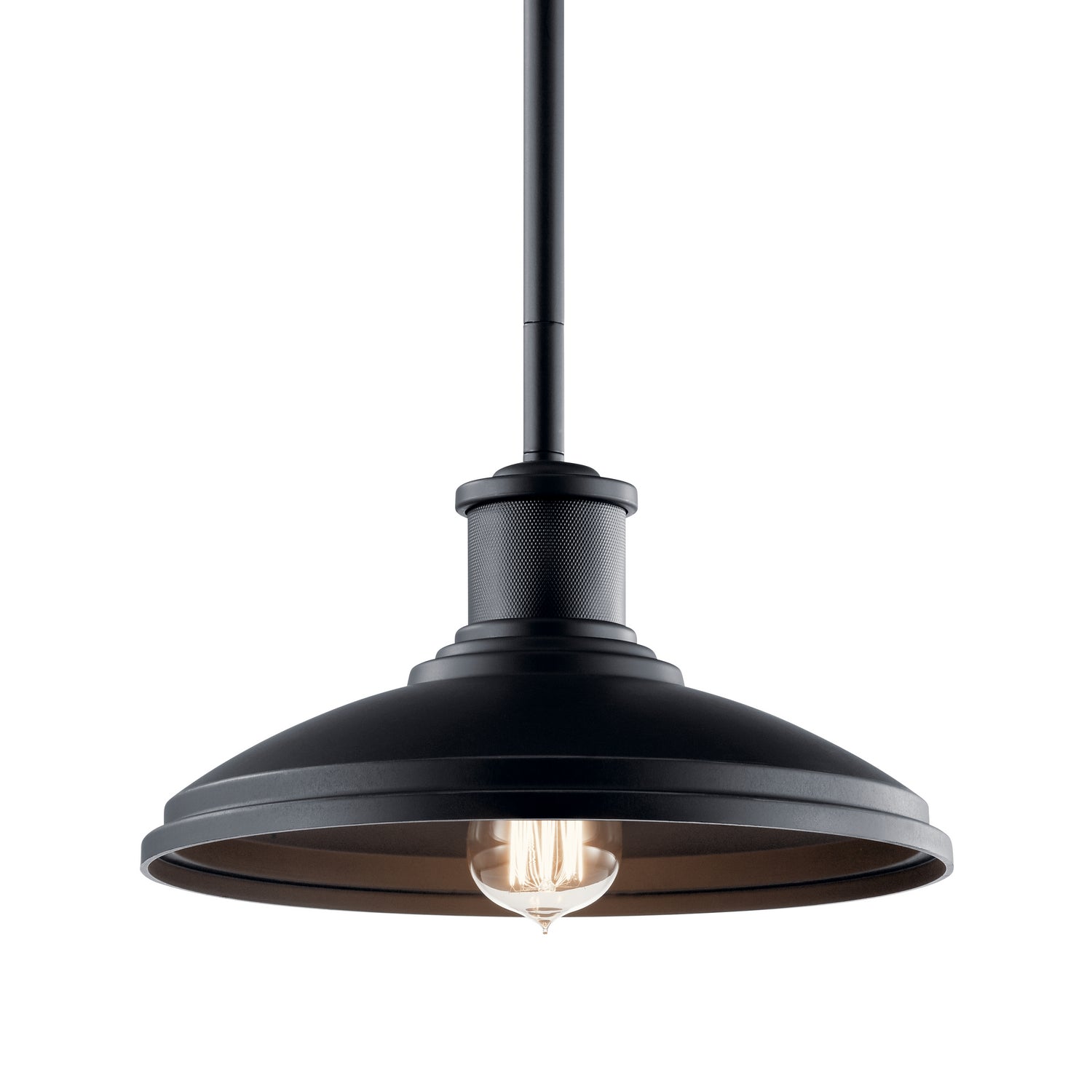 Kichler - 49982OZ - One Light Outdoor Pendant/Semi Flush Mount - Allenbury - Olde Bronze