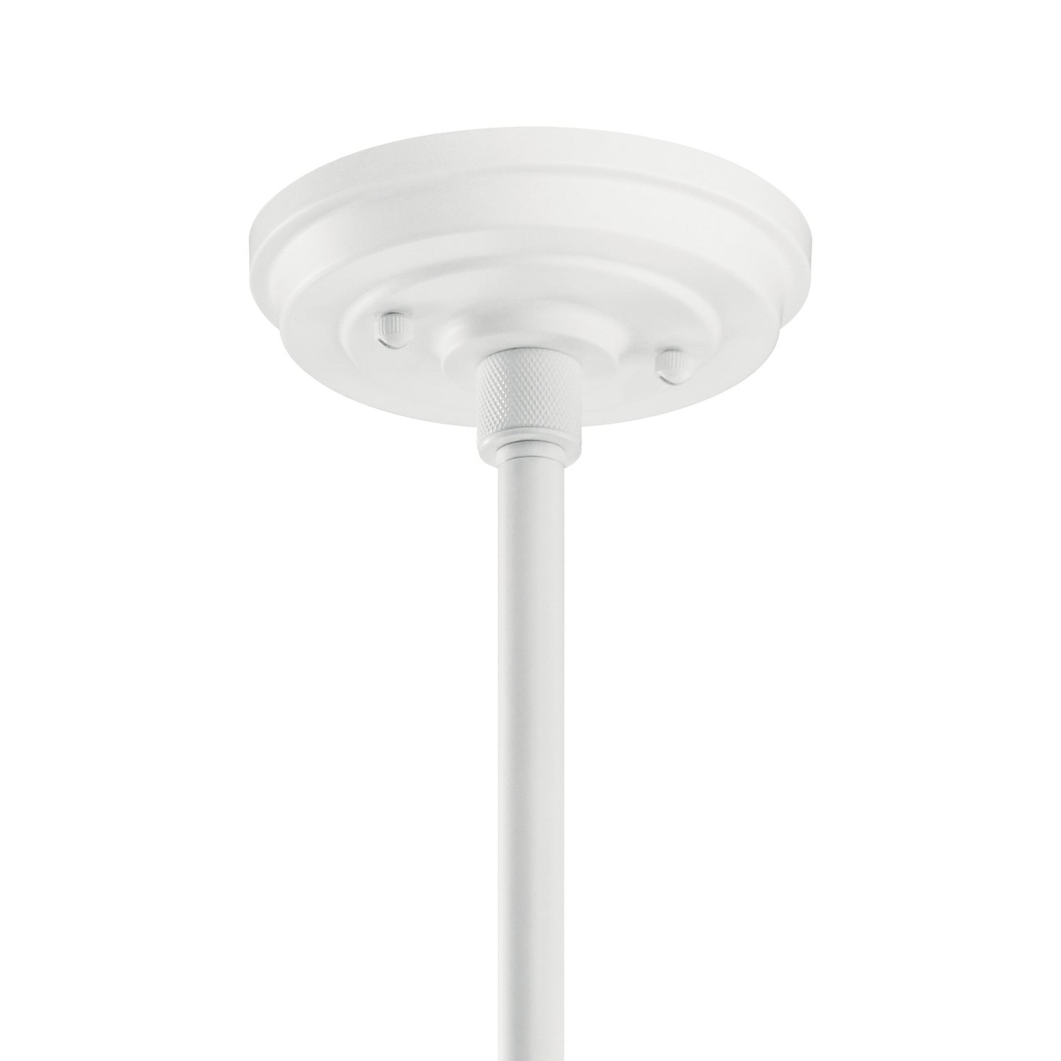 Kichler - 49982WH - One Light Outdoor Pendant/Semi Flush Mount - Allenbury - White