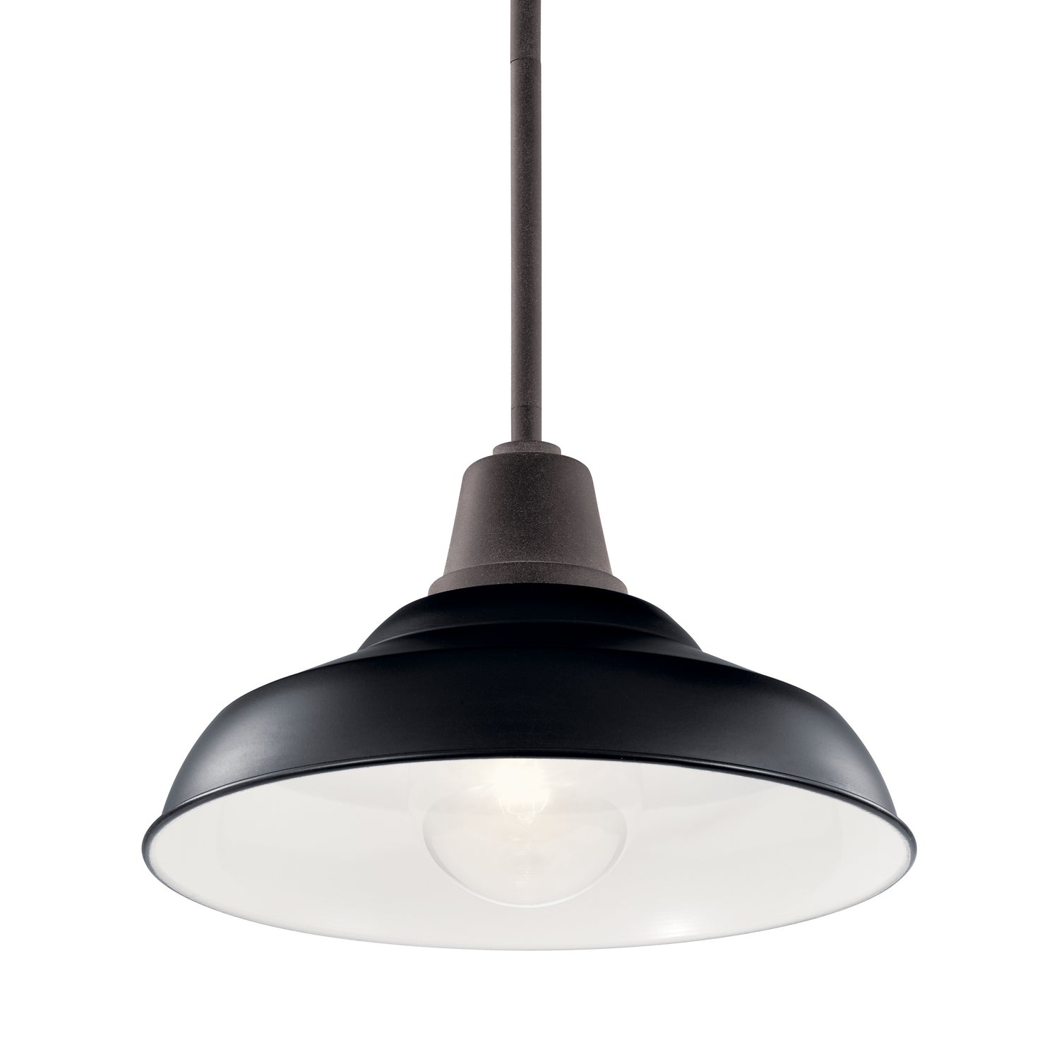 Kichler - 49992BK - One Light Outdoor Pendant/Semi Flush - Pier - Black