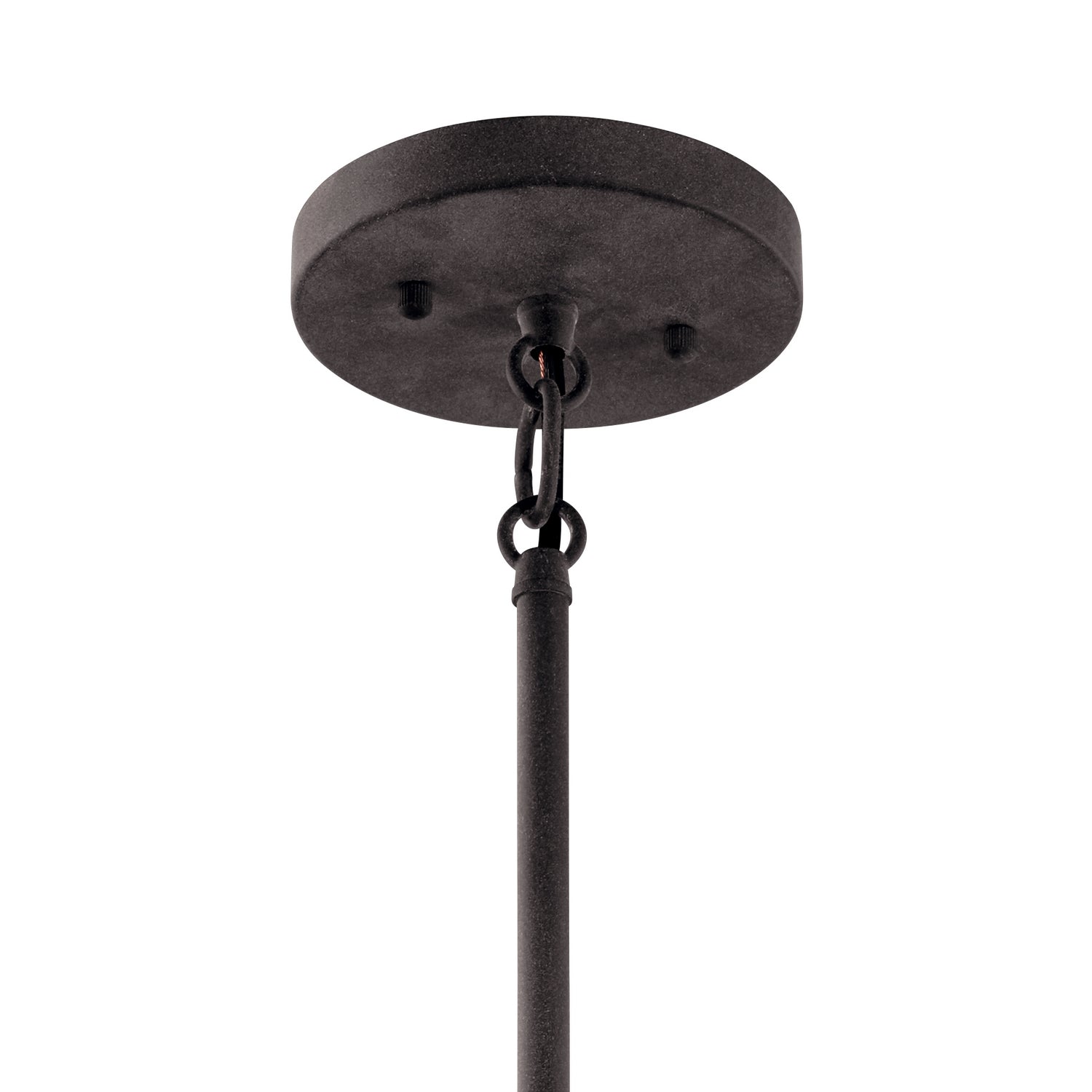 Kichler - 49992BK - One Light Outdoor Pendant/Semi Flush - Pier - Black