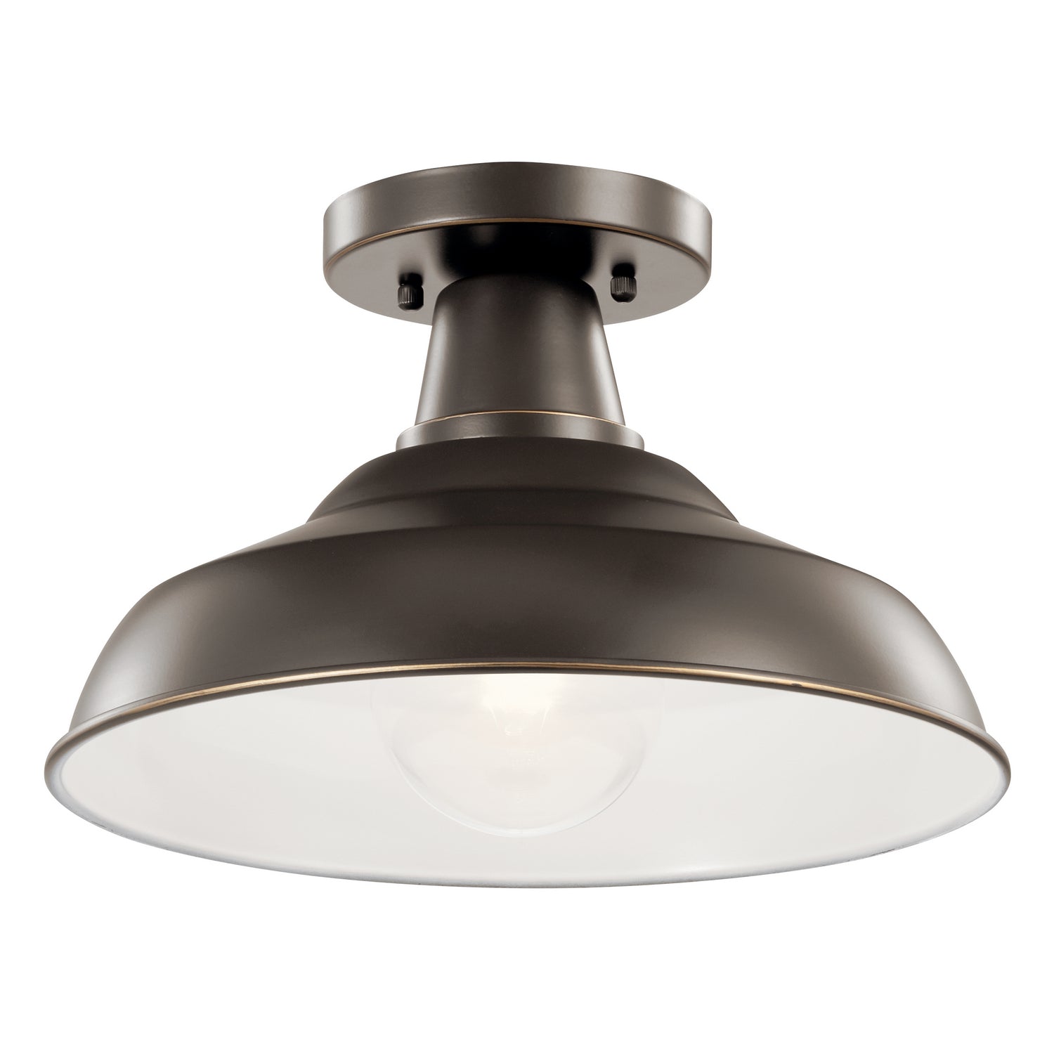 Kichler - 49992OZ - One Light Outdoor Pendant/Semi Flush - Pier - Olde Bronze