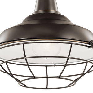 Kichler - 49992OZ - One Light Outdoor Pendant/Semi Flush - Pier - Olde Bronze
