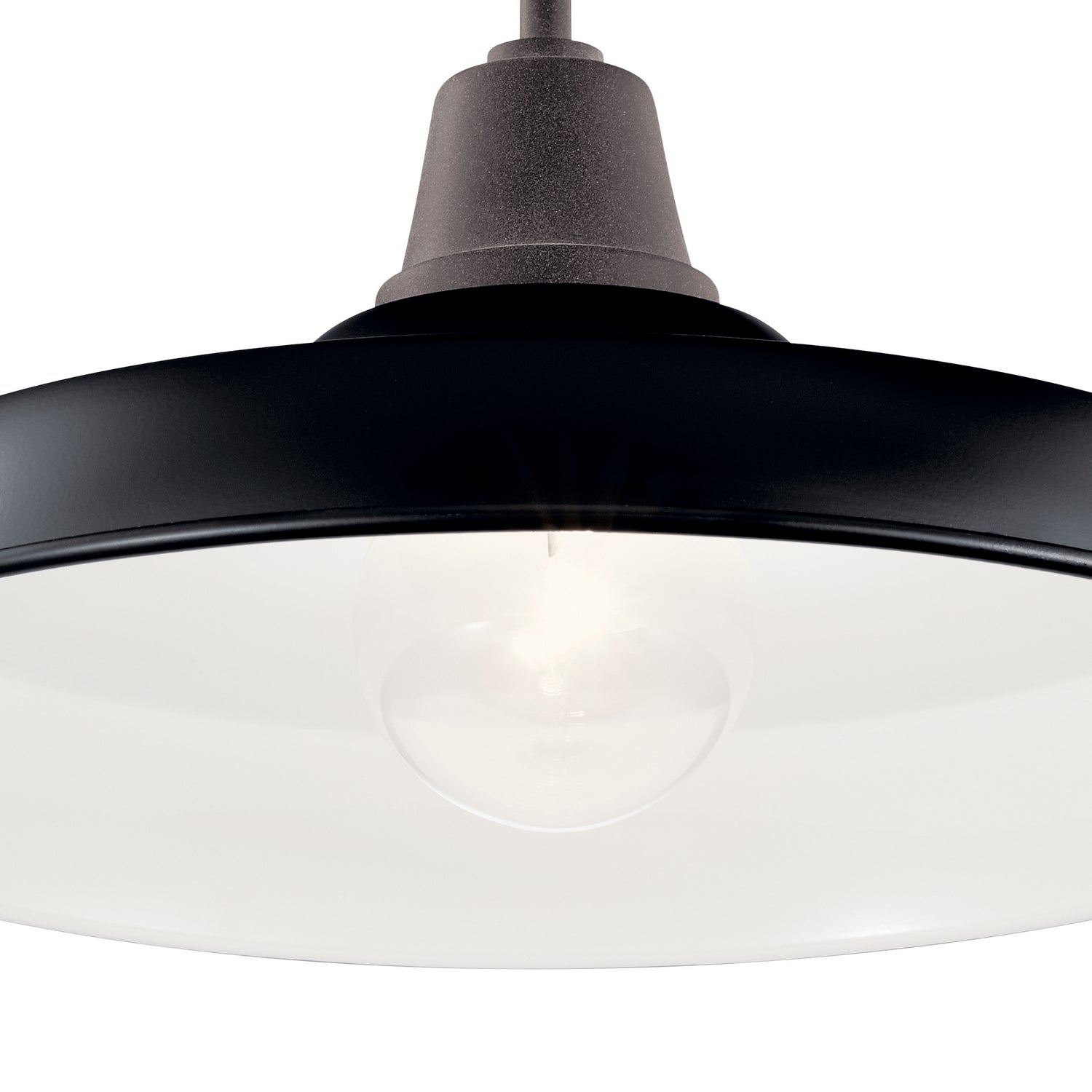 Kichler - 49993BK - One Light Outdoor Pendant/Semi Flush - Pier - Black