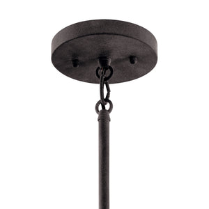 Kichler - 49993BK - One Light Outdoor Pendant/Semi Flush - Pier - Black