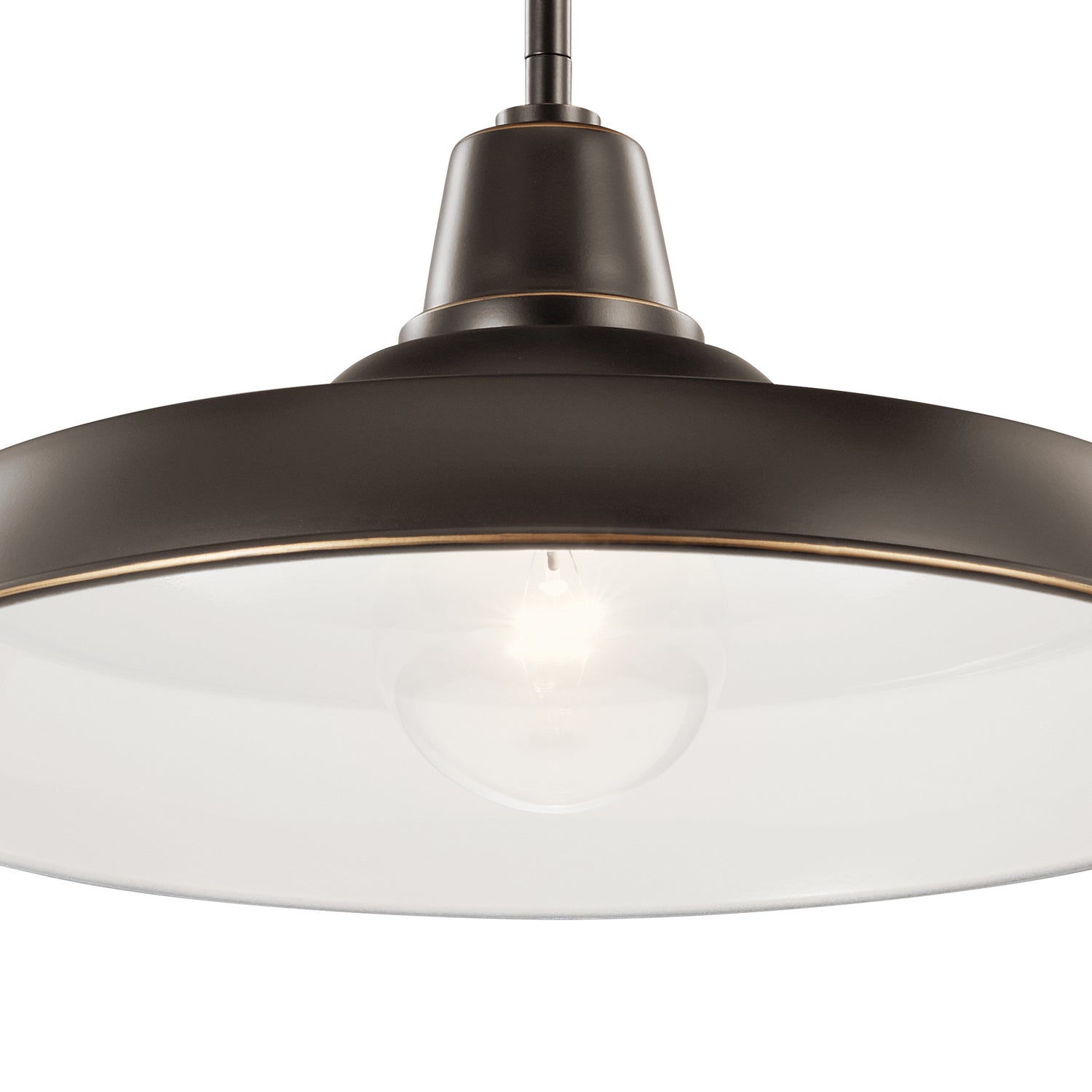 Kichler - 49993OZ - One Light Outdoor Pendant/Semi Flush - Pier - Olde Bronze