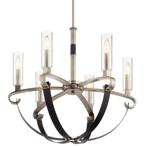 Kichler - 52015CLP - Six Light Chandelier - Artem - Classic Pewter