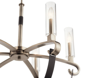 Kichler - 52015CLP - Six Light Chandelier - Artem - Classic Pewter