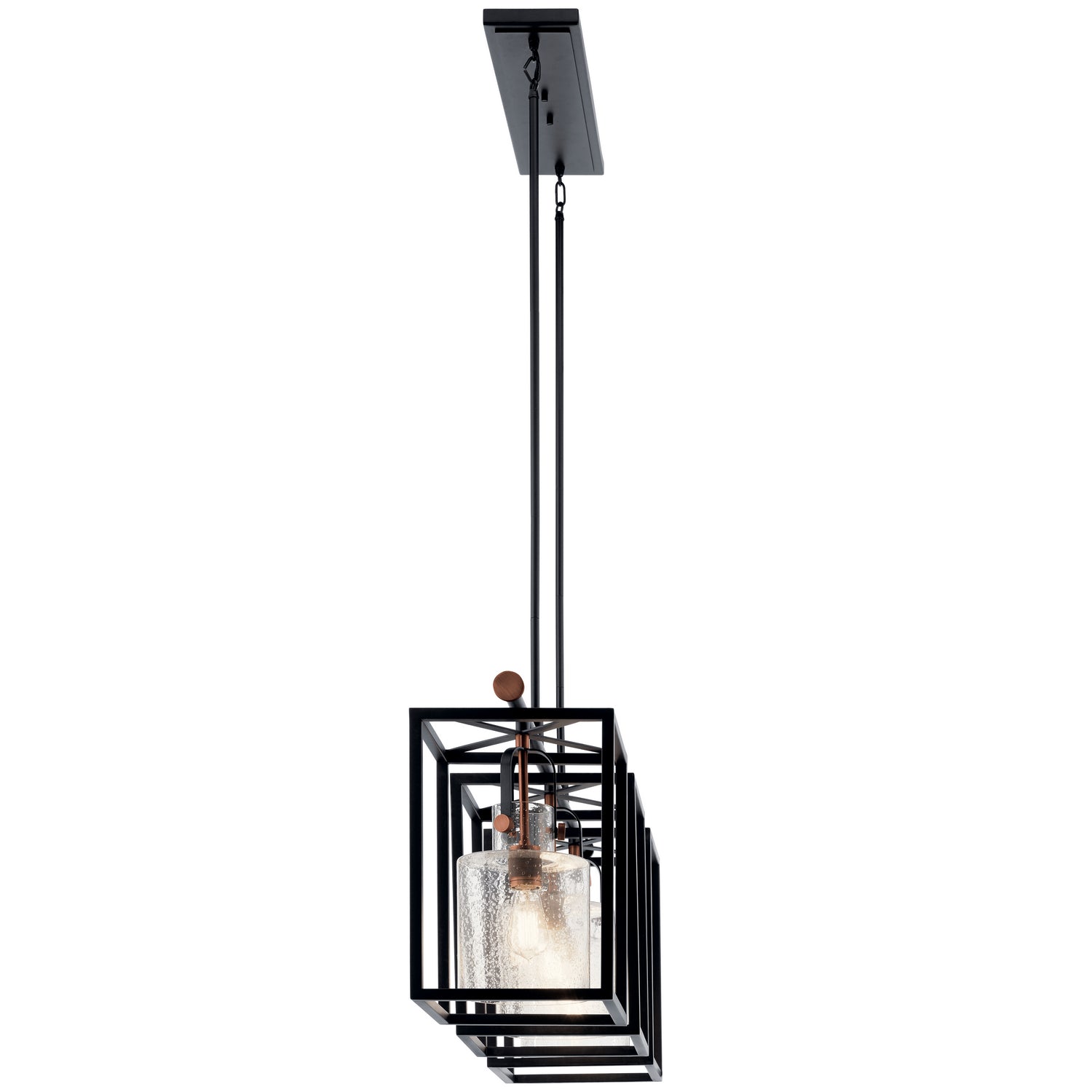 Kichler - 52033BK - Three Light Linear Chandelier - Kitner - Black