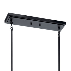 Kichler - 52033BK - Three Light Linear Chandelier - Kitner - Black