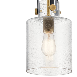 Kichler - 52035NBR - One Light Pendant - Kitner - Natural Brass