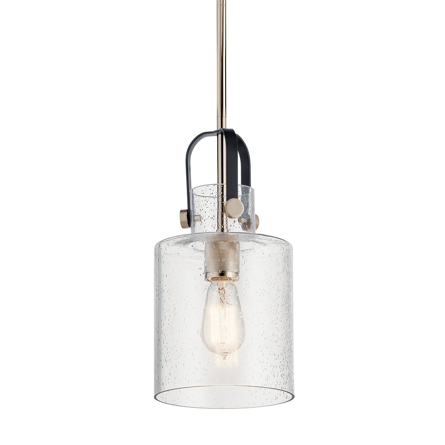 Kichler - 52035PN - One Light Pendant - Kitner - Polished Nickel