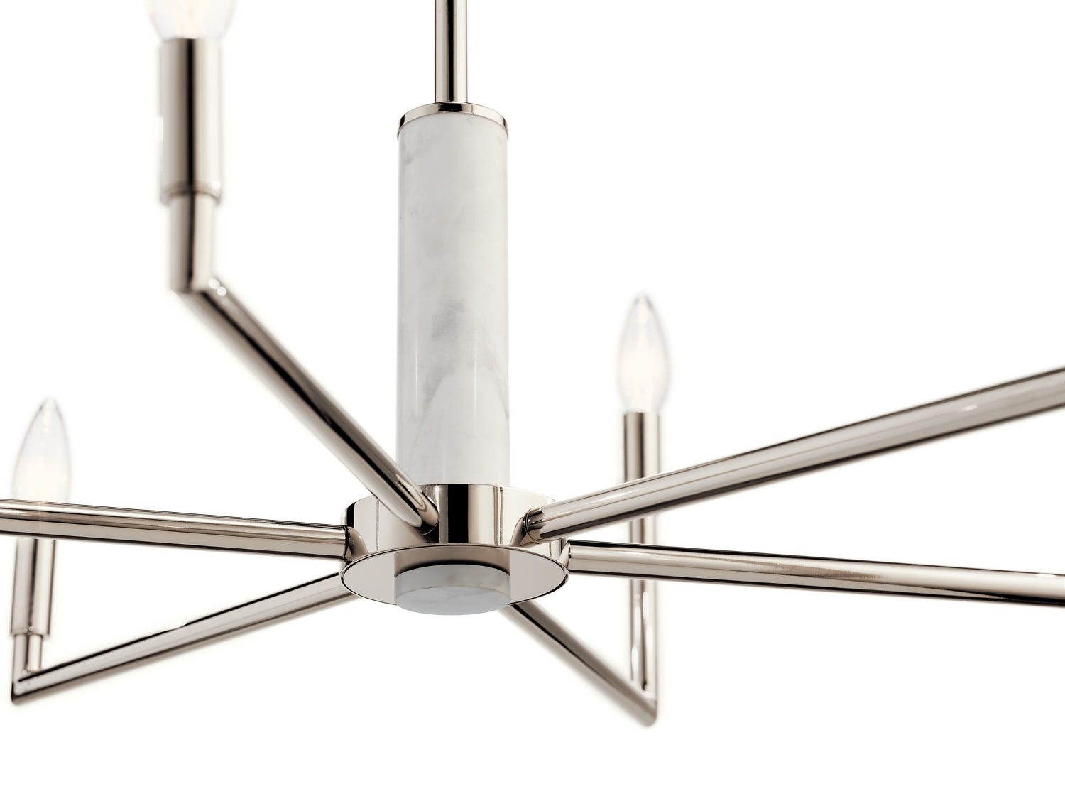 Kichler - 52052PN - Six Light Chandelier - Laurent - Polished Nickel