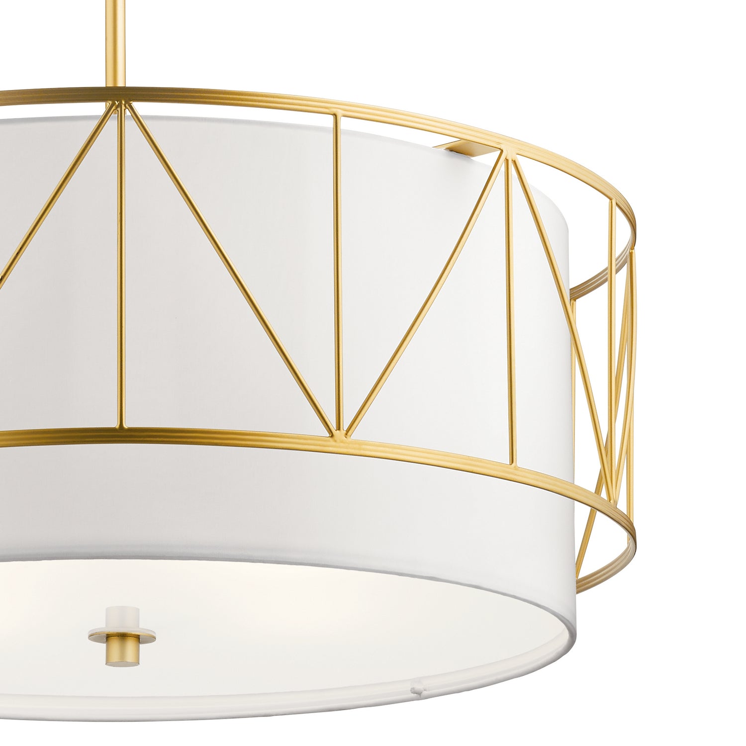 Kichler - 52072CLG - Four Light Pendant - Birkleigh - Classic Gold