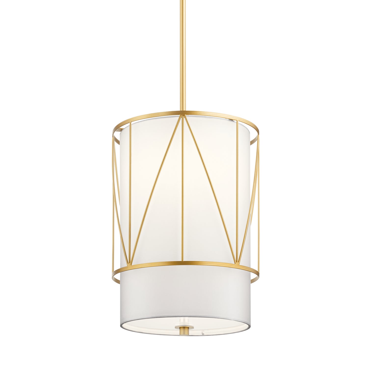 Kichler - 52073CLG - One Light Pendant - Birkleigh - Classic Gold