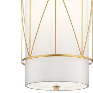 Kichler - 52073CLG - One Light Pendant - Birkleigh - Classic Gold