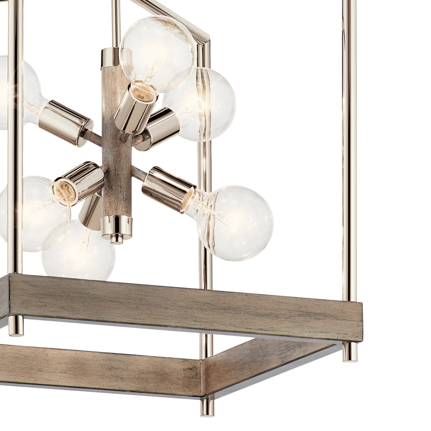 Kichler - 52092DAG - Six Light Foyer Pendant - Tanis - Distressed Antique Gray