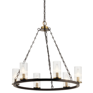 Kichler - 52107OZ - Six Light Chandelier - Mathias - Olde Bronze