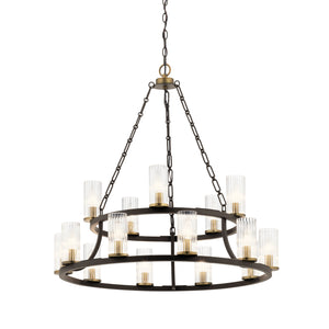 Kichler - 52109OZ - 15 Light Chandelier - Mathias - Olde Bronze