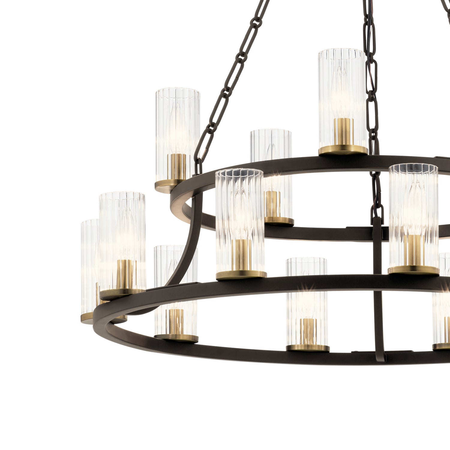 Kichler - 52109OZ - 15 Light Chandelier - Mathias - Olde Bronze