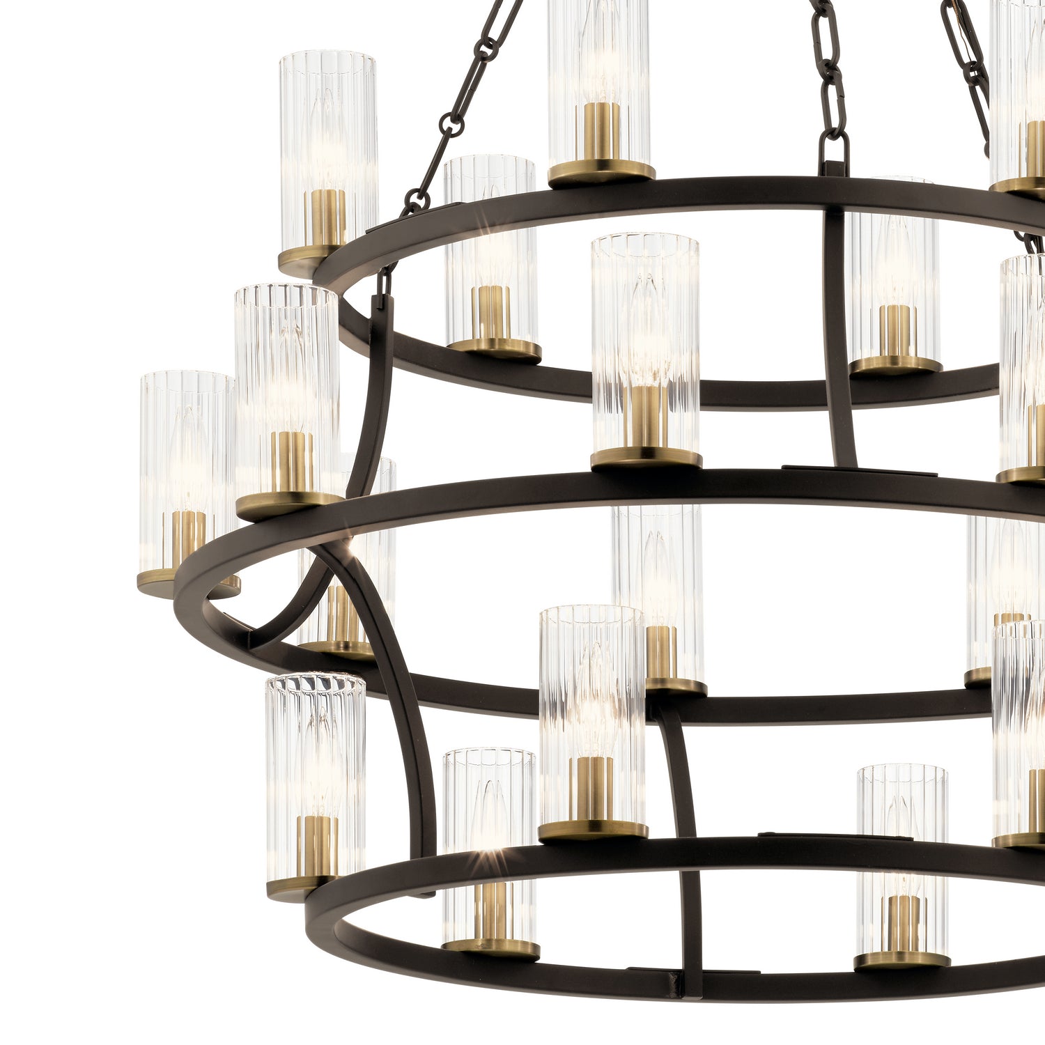 Kichler - 52110OZ - 21 Light Chandelier - Mathias - Olde Bronze