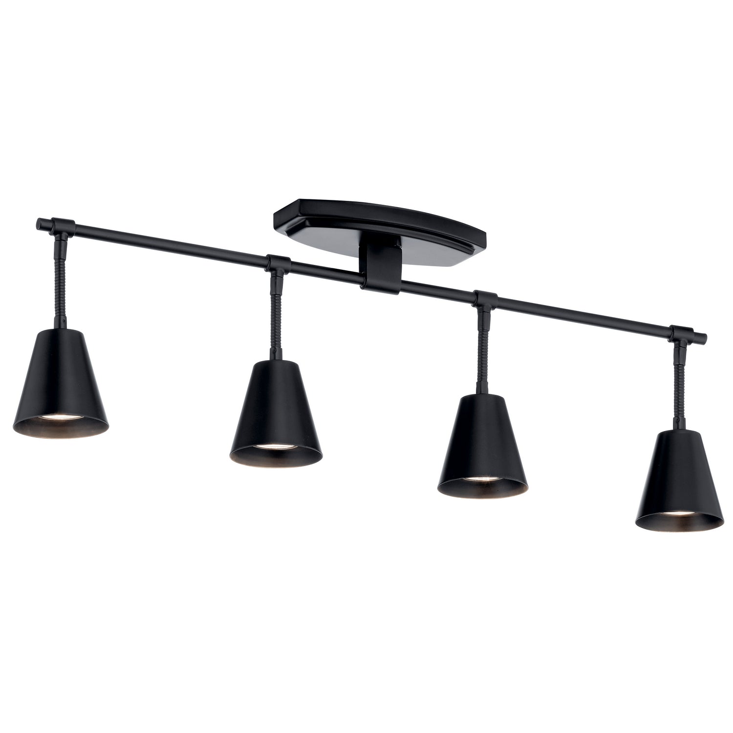 Kichler - 52129BK - Four Light Rail Light - Sylvia - Black