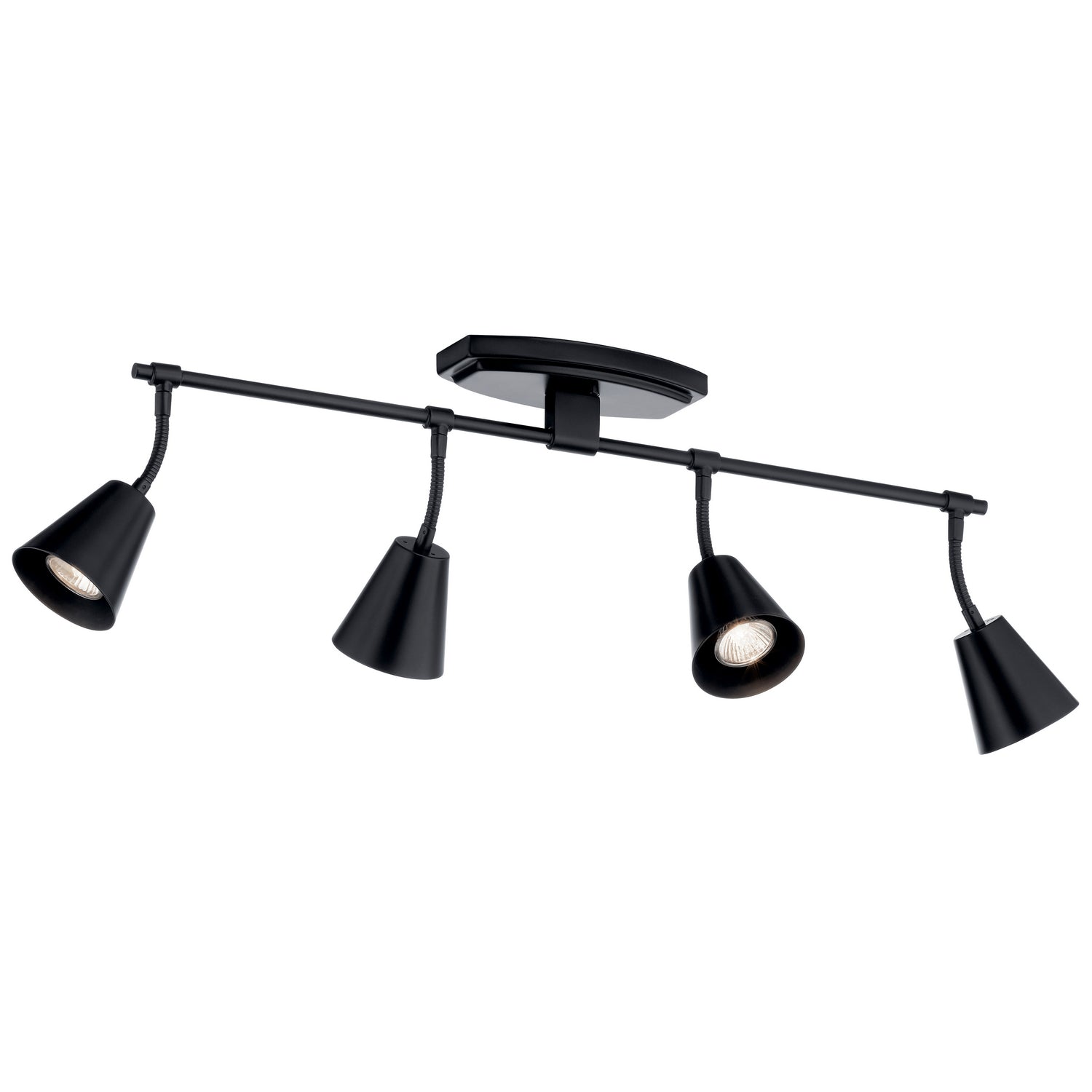 Kichler - 52129BK - Four Light Rail Light - Sylvia - Black