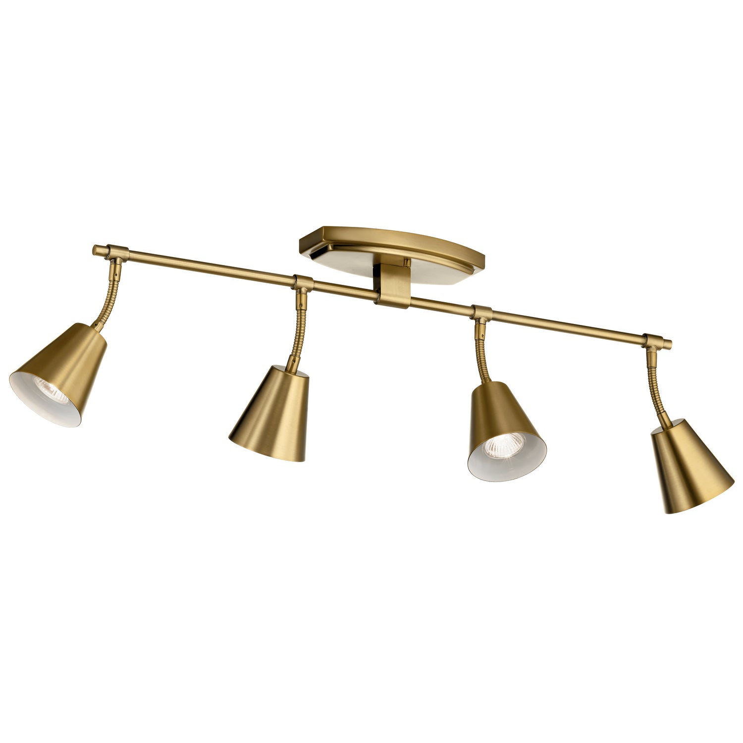 Kichler - 52129BNB - Four Light Rail Light - Sylvia - Brushed Natural Brass