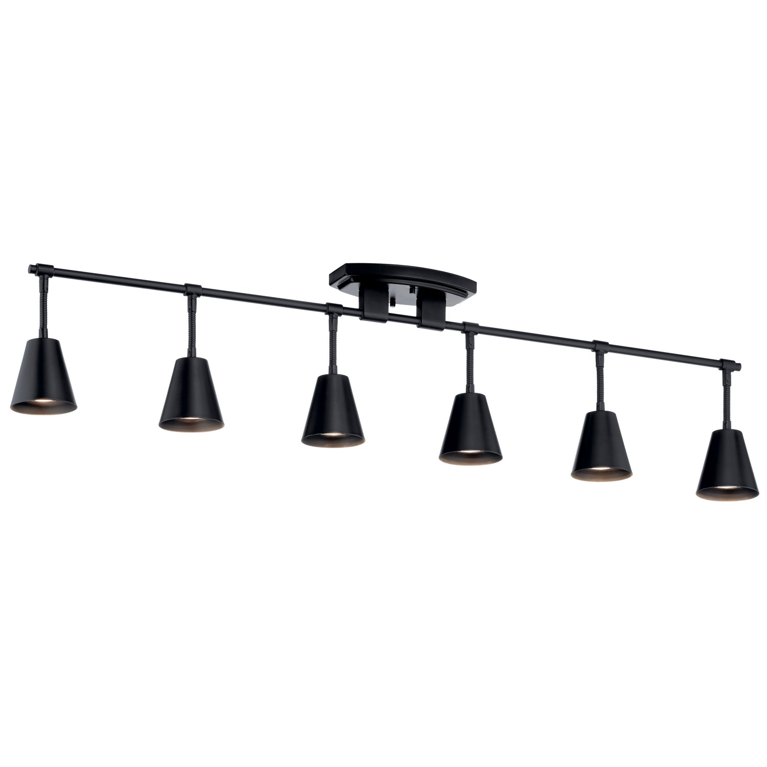 Kichler - 52130BK - Six Light Rail Light - Sylvia - Black