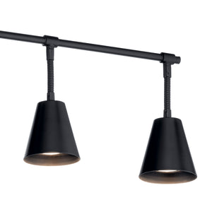 Kichler - 52130BK - Six Light Rail Light - Sylvia - Black